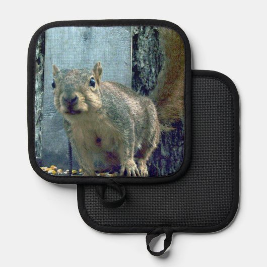 Eichhörnchen Topflappen (Vorderseite/Rückseite)