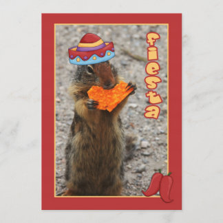 Eichhörnchen, Tortilla Chip Fiesta Einladung