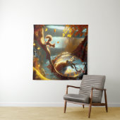 Eichhörnchen Träumen von einem Regal Stag Wandteppich (Beispiel (Horizontal))