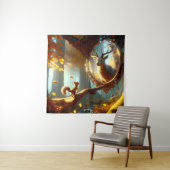 Eichhörnchen Träumen von einem Regal Stag Wandteppich (Beispiel)