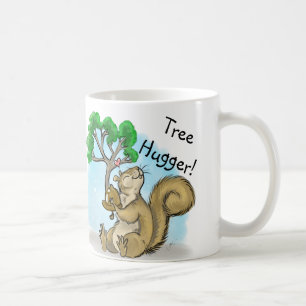 Eichhörnchen Tree Hugger Tasse