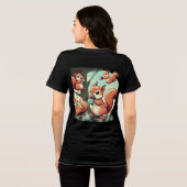 Eichhörnchen Tri-Blend Shirt (Rückseite voll)
