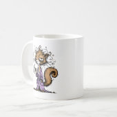Eichhörnchen trinken Kaffee Tasse (Vorderseite Links)