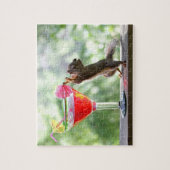 Eichhörnchen-trinkendes Cocktail Puzzle (Vertikal)