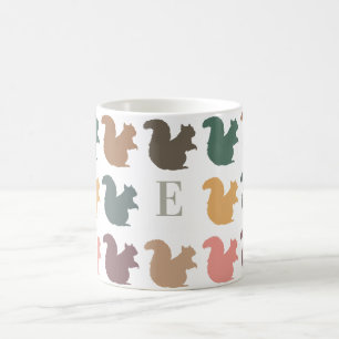 Eichhörnchen-Trinkgefäß mit individuellem Namen Re Kaffeetasse