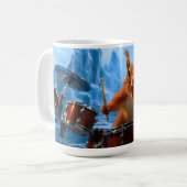 Eichhörnchen-Trommler Kaffeetasse (Vorderseite Links)
