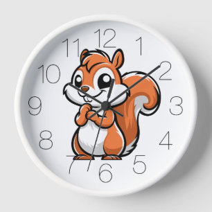 Eichhörnchen Uhr