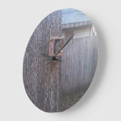 Eichhörnchen-Uhr Große Wanduhr (Winkel)
