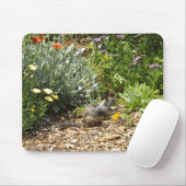 Eichhörnchen und Blume Mousepad (Mit Mouse)