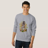Eichhörnchen und Herbstlaub Sweatshirt (Vorne ganz)
