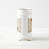 Eichhörnchen- und Herzballone Bierglas (Mittel)