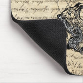 Eichhörnchen und Herzblasen Mousepad (Ecke)