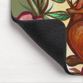 Eichhörnchen und Holly Winter Rote Eichhörnchen Mousepad (Ecke)