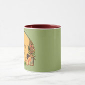 Eichhörnchen und Natur mit anpassbarem Text Tasse (Zentrum)