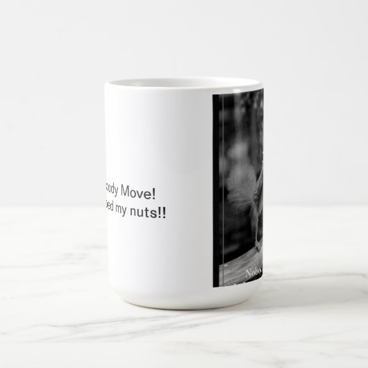 Eichhörnchen und Nüsse Kaffeetasse (Mittel)