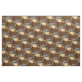 Eichhörnchen und Nüsse Stoff (Fat Quarter (45,7 x 55,9 cm))