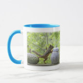 Eichhörnchen-und Plätzchen-Glas Tasse (Links)