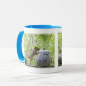 Eichhörnchen-und Plätzchen-Glas Tasse (Vorderseite Links)