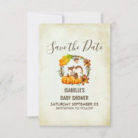 Eichhörnchen und Pumpkins Rustic Wreath STD