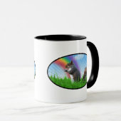Eichhörnchen und Rainbow Sky Tasse (VorderseiteRechts)