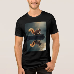 "Eichhörnchen und Reflexion" Tri-Blend Shirt