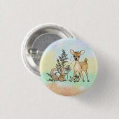 Eichhörnchen und Reh Button (Vorne & Hinten)