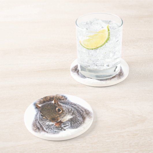 Eichhörnchen Untersetzer (Seite)