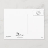 Eichhörnchen-Valentinsgruß-Postkarte Feiertagspostkarte (Rückseite)