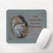 Eichhörnchen-Valentinstag-Karte Mousepad (Mit Mouse)