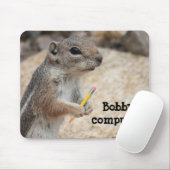 Eichhörnchen-Verfasser Mousepad (Mit Mouse)