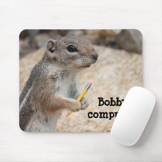 Eichhörnchen-Verfasser Mousepad (Mit Mouse)