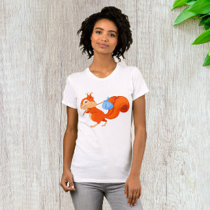 Eichhörnchen Verlassend Zuhause Womens T - Shirt
