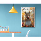 Eichhörnchen, verrückt nach dir poster