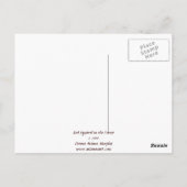 Eichhörnchen - Vertrauen Postkarte (Rückseite)