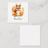Eichhörnchen Vielen Dank Notenkarten Mitteilungskarte (Vorne/Hinten)