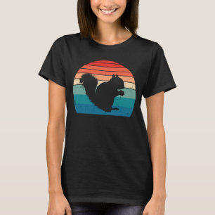 Eichhörnchen Vintag gestresste Retro Style 70er 80 T-Shirt