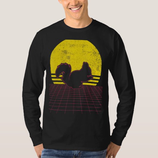 Eichhörnchen Vintag T-Shirt (Vorderseite)
