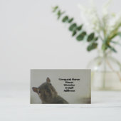 Eichhörnchen Visitenkarte (Stehend Vorderseite)