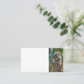 Eichhörnchen Visitenkarte (Stehend Vorderseite)