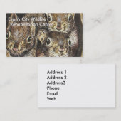 Eichhörnchen-Visitenkarte-Schablone Visitenkarte (Vorne/Hinten)