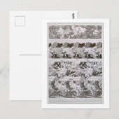 Eichhörnchen & Vögel des Jugendstils, Mucha Postkarte (Vorne/Hinten)