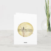 Eichhörnchen vom 4. Juli Karte (Rückseite)