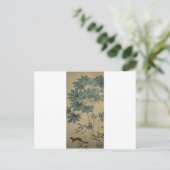 Eichhörnchen von Hishida Shunso Postkarte (Stehend Vorderseite)