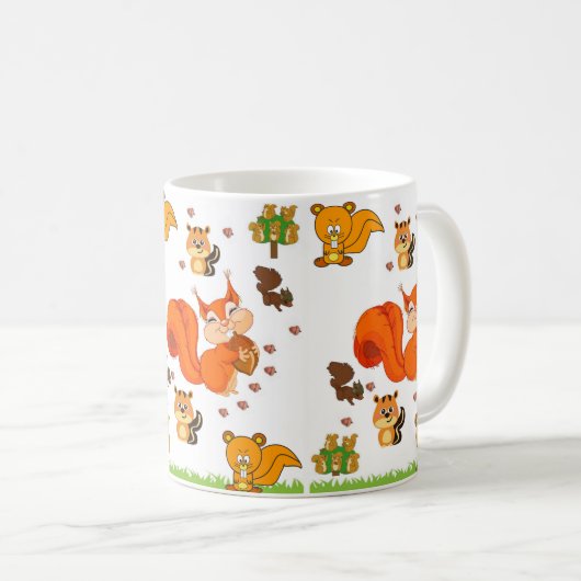 Eichhörnchen von Tasse (VorderseiteRechts)