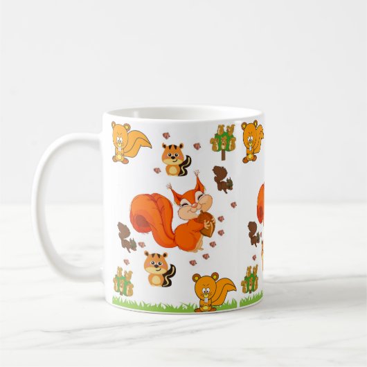 Eichhörnchen von Tasse (Links)