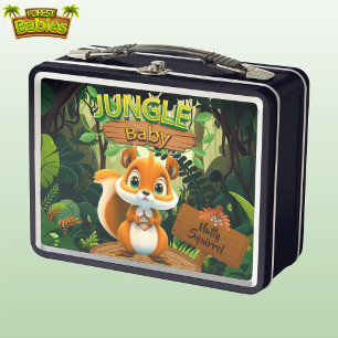 Eichhörnchen Wald Wildlife Forest Animal Lovers 🐿 Metall Brotdose