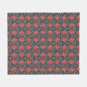 Eichhörnchen Waldlandschaft Muster Fleecedecke (Vorderseite (Horizontal))