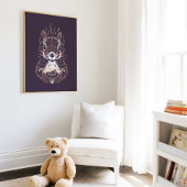 Eichhörnchen | Waldtierhörnchenmauer Print Poster