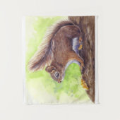 Eichhörnchen Wandteppich (Vorderseite)