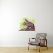 Eichhörnchen Wandteppich (Beispiel (Horizontal))